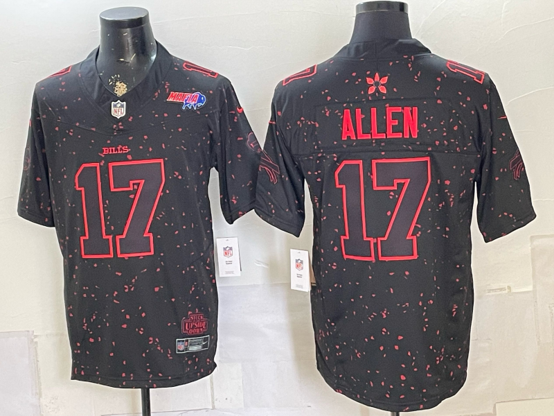 Men 2026 Buffalo Bills #17 Allen black Nike Limited NFL Jersey 0723077->oakland raiders->NFL Jersey